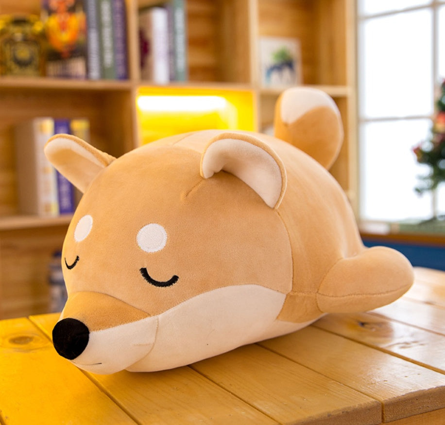 Akita Shiba Plush Toy Cute Dog Doll