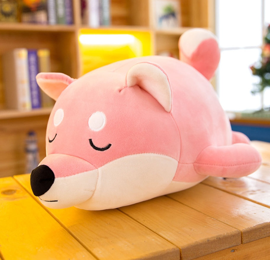 Akita Shiba Plush Toy Cute Dog Doll