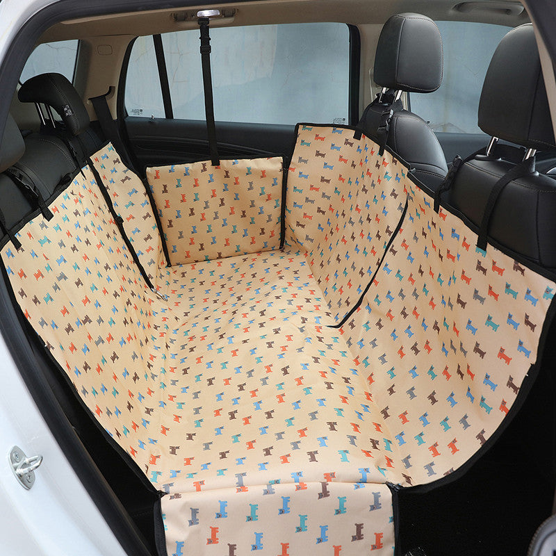 Rear Seat Dog Car Mats Seat Protector Cover Waterproof And Dirt-Resistant
