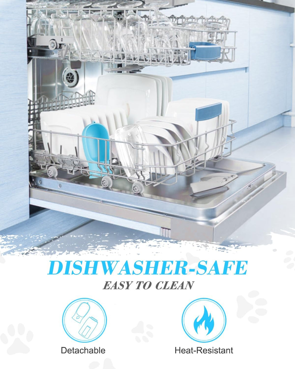 Dog Water Bottle With Food Container