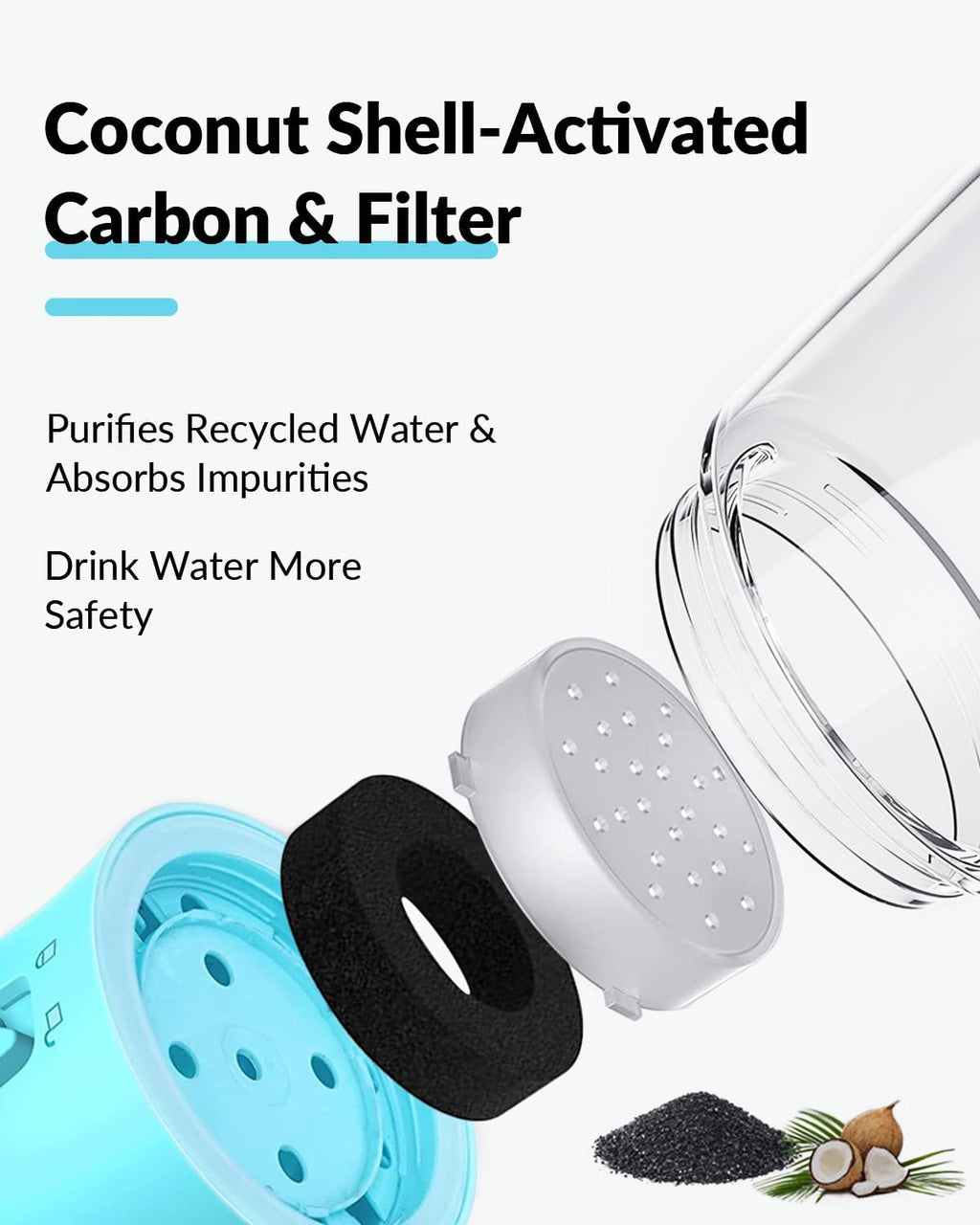 Dog Water Bottle With Food Container