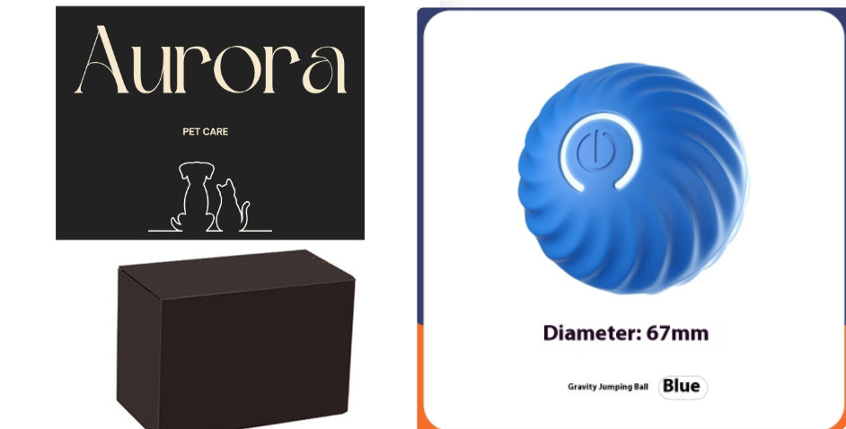 Gravity Jumping Ball Smart Rechargeable Dog Toy